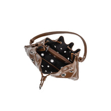Load image into Gallery viewer, PALOMA STUDDED BAG | CHOCOLATE