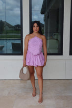 Load image into Gallery viewer, POSITANO EMBROIDERED HALTER SKIRT SET | LAVENDER