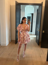 Load image into Gallery viewer, DELILAH FLORAL RUFFLE MINI DRESS