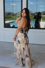 Load image into Gallery viewer, BECK NEUTRAL OPEN BACK MAXI DRESS
