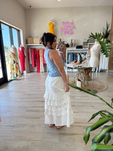 Load image into Gallery viewer, DELILAH DENIM + LACE TRIM VEST