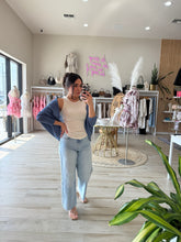 Load image into Gallery viewer, DOLMAN CARDI | DENIM