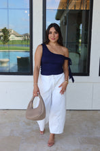 Load image into Gallery viewer, LUNA WIDE BARREL PANTS | WHITE