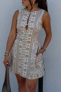 KATE NATURAL KHAKI DRESS | NATURAL
