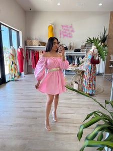 ANNE OFF THE SHOULDER MINI DRESS | FINAL SALE