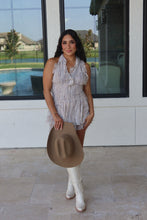 Load image into Gallery viewer, SOUTHERN BELLE RUFFLE TIERED MINI DRESS