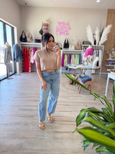 Load image into Gallery viewer, FARRAH CROPPED KNIT TOP | TAUPE