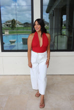 Load image into Gallery viewer, DORTHY POLKA DOTS HALTER TOP | RED &amp; WHITE