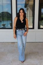 Load image into Gallery viewer, HAVEN HALTER NECK RUFFLE OPEN BACK BODYSUIT