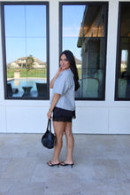 Load image into Gallery viewer, AUTUMN CREW NECK BOXY SWEATER TOP | H GREY
