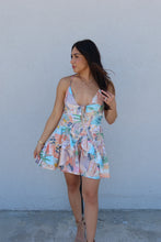 Load image into Gallery viewer, CAPRI MOTIF RUFFLED CAMI ROMPER | SOFT PINK