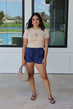 Load image into Gallery viewer, ROMY STRIPED SHORTS | NAVY