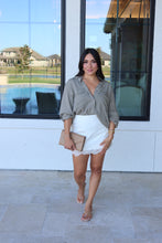 Load image into Gallery viewer, ZOE OVERSIZED BUTTON DOWN TOP | SAGE