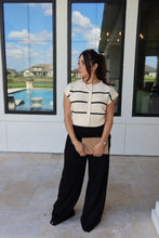 Load image into Gallery viewer, HARPER PLEATED WIDE LEG SWEATPANTS | BLACK