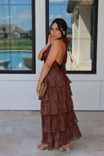 Load image into Gallery viewer, ROSALIE TIERED RUFFLE MAXI | MOCHA