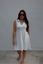 Load image into Gallery viewer, CALLI COLLARED MINI DRESS | H GREY