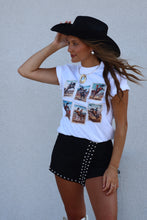 Load image into Gallery viewer, VINTAGE RODEO STAMP TEE | WHITE