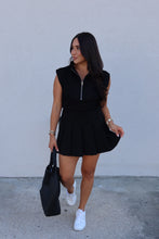 Load image into Gallery viewer, SANDRA PLEATED ROMPER | BLACK