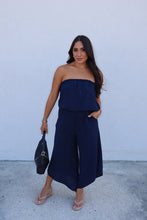 Load image into Gallery viewer, MADDY SLANTED HEM JUMPSUIT | NAVY