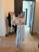 Load image into Gallery viewer, MIRA STRIPED MAXI SHIRT DRESS | CHAMBRAY