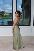 Load image into Gallery viewer, OLIVIA BIAS MAXI DRESS | SAGE