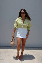 Load image into Gallery viewer, ELLIS STRIPED BUTTON DOWN | LIME