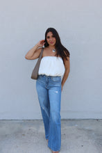 Load image into Gallery viewer, AMANZA STRAPLESS BUBBLE TOP | IVORY