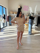 Load image into Gallery viewer, LANI LOUNGE SHORT SET | NATURAL