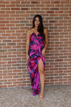 Load image into Gallery viewer, MAREN SWEETHEART MAXI DRESS | PINK/PURPLE MULTI