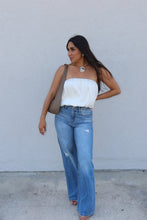 Load image into Gallery viewer, AMANZA STRAPLESS BUBBLE TOP | IVORY