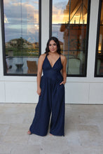 Load image into Gallery viewer, KIT PLUNGE CORSET BALLOON DENIM JUMPSUIT | DK DENIM