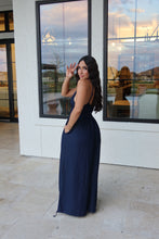 Load image into Gallery viewer, KIT PLUNGE CORSET BALLOON DENIM JUMPSUIT | DK DENIM