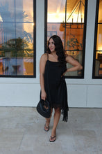 Load image into Gallery viewer, TAYLOR LACE HEM SATIN SLIP DRESS