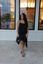 Load image into Gallery viewer, TAYLOR LACE HEM SATIN SLIP DRESS