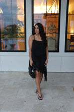 Load image into Gallery viewer, TAYLOR LACE HEM SATIN SLIP DRESS