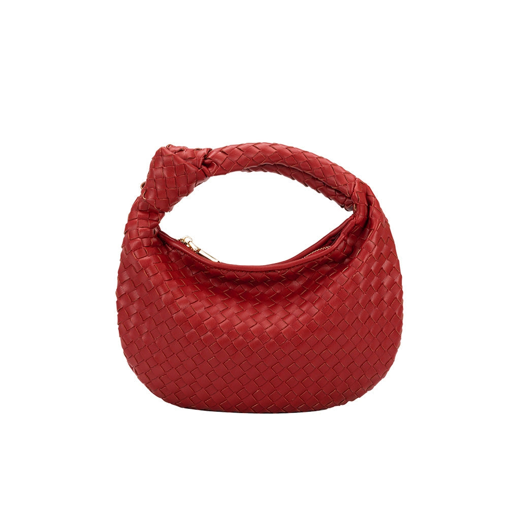 DREW SMALL TOP HANDLE BAG | RED