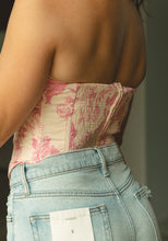 Load image into Gallery viewer, VERA FLORAL CORSET TOP | PINK
