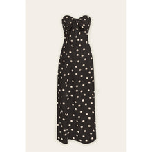 Load image into Gallery viewer, GRACE SWEETHEART MIDI DRESS | BLACK &amp; IVORY