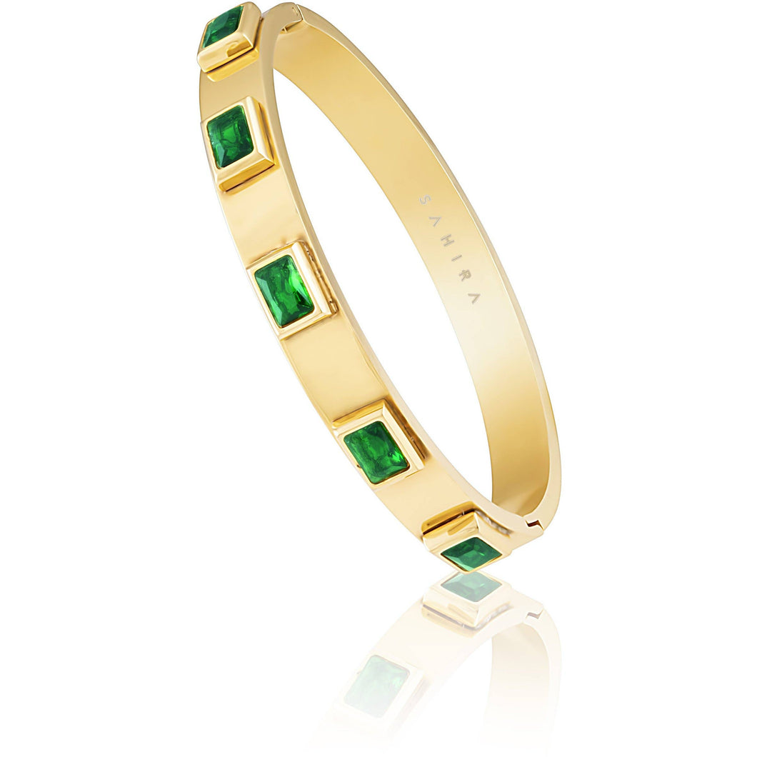 EMERALD CZ BRACELET | SAHIRA