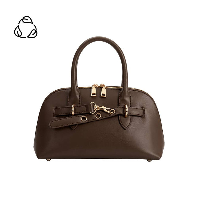 RUE TOP HANDLE VEGAN BAG | ESPRESSO