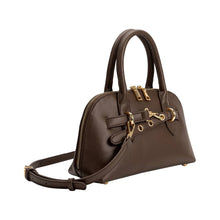 Load image into Gallery viewer, RUE TOP HANDLE VEGAN BAG | ESPRESSO