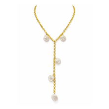 Load image into Gallery viewer, ST. BARTS PEARL LARIAT | SAHIRA
