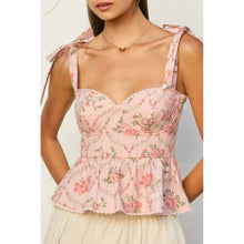 Load image into Gallery viewer, ROMANTIC GARDEN CORSET TOP