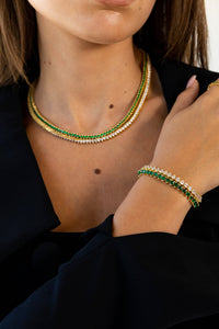MELINDA TENNIS NECKLACE | SAHIRA