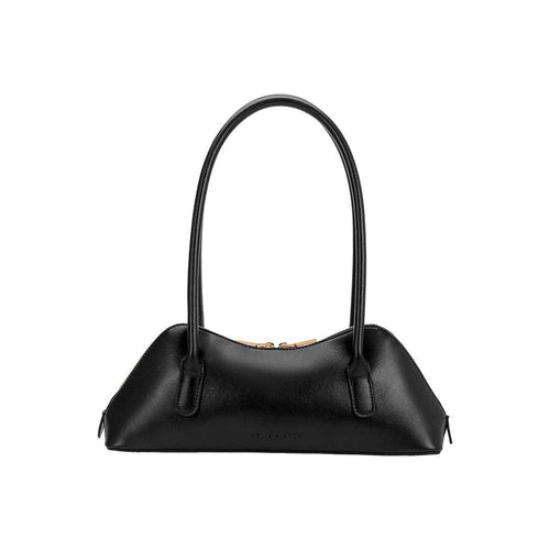 DAKOTA RECYCLED VEGAN SHOULDER BAG | BLACK