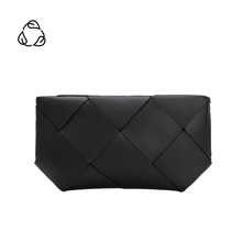 Load image into Gallery viewer, CONNIE RECYCLED VEGAN CROSSBODY BAG | BLACK