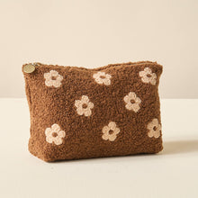 Load image into Gallery viewer, FLOWER TEDDY POUCH | CARAMEL