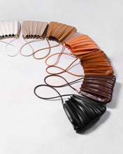 Load image into Gallery viewer, CARRIE PLEATED SHOULDER BAG | CHOCOLATE