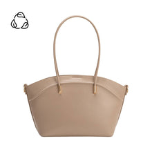 Load image into Gallery viewer, HAZEL VEGAN LEATHER TOTE BAG | NUDE