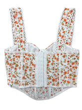 Load image into Gallery viewer, AUGUSTA CORSET TOP | TANGERINE
